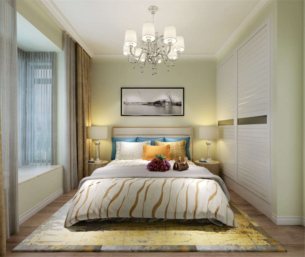 龍湖九里晴川-現(xiàn)代簡(jiǎn)約-臥室設(shè)計(jì)效果圖