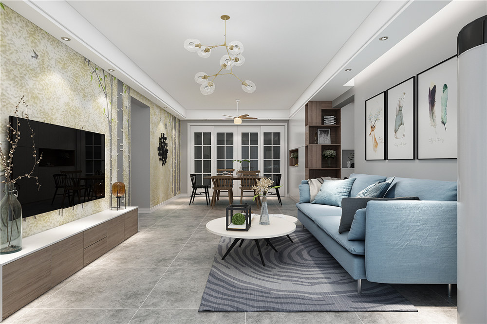 龍湖九里晴川-現(xiàn)代簡約-臥室設(shè)計效果圖